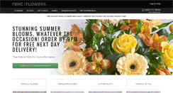 Desktop Screenshot of nextflowers.co.uk